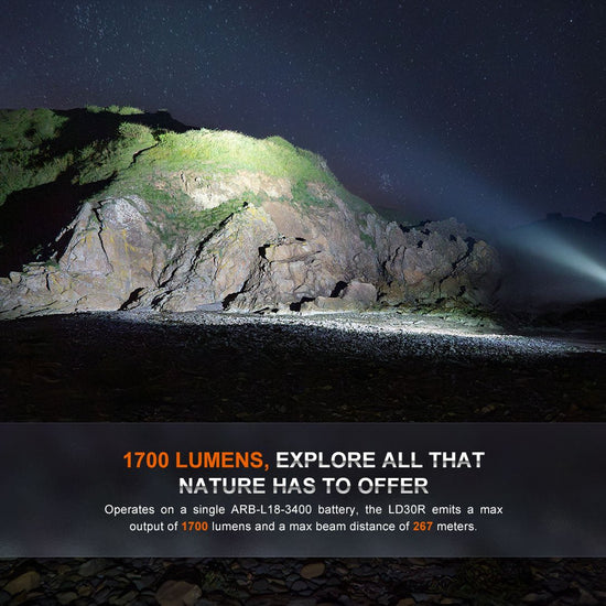 Fenix LD30R High - Performance Lightweight Flashlight - Hazy Fly Fishing