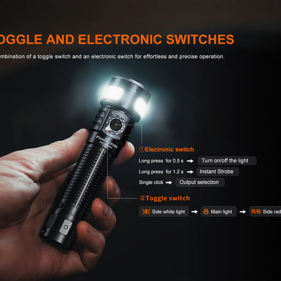 Fenix LD35R High Performance Multimode Tactical Flashlight - Hazy Fly Fishing