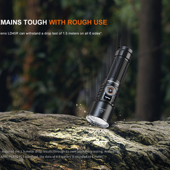 Fenix LD45R Digital Focus Rechargeable LED Flashlight - Hazy Fly Fishing