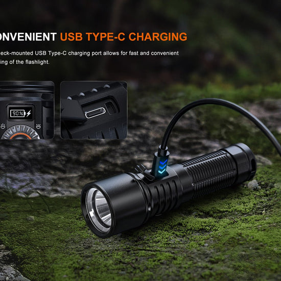 Fenix LD45R Digital Focus Rechargeable LED Flashlight - Hazy Fly Fishing