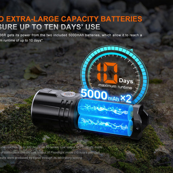 Fenix LR36R White Laser Searching Flashlight - Hazy Fly Fishing