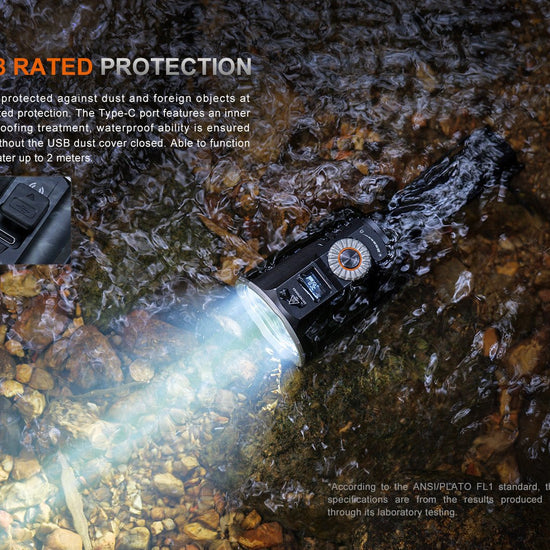 Fenix LR36R White Laser Searching Flashlight - Hazy Fly Fishing