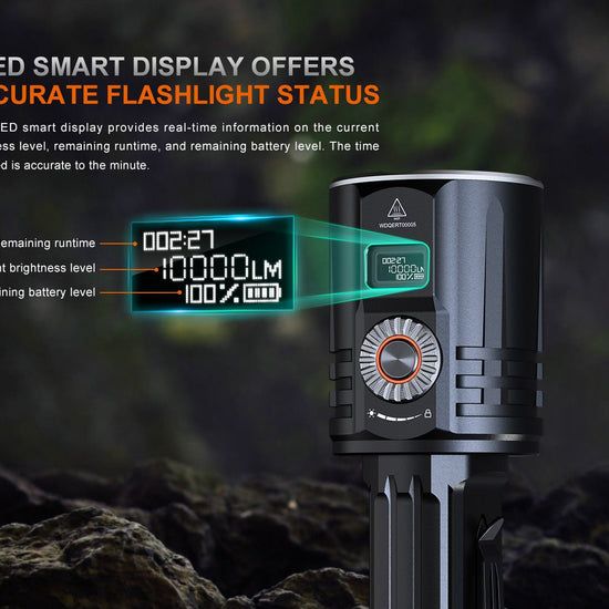 Fenix LR36R White Laser Searching Flashlight - Hazy Fly Fishing