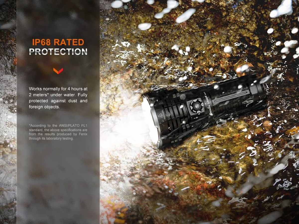 Fenix LR40R V2.0 Rechargeable LED Searchlight - Hazy Fly Fishing