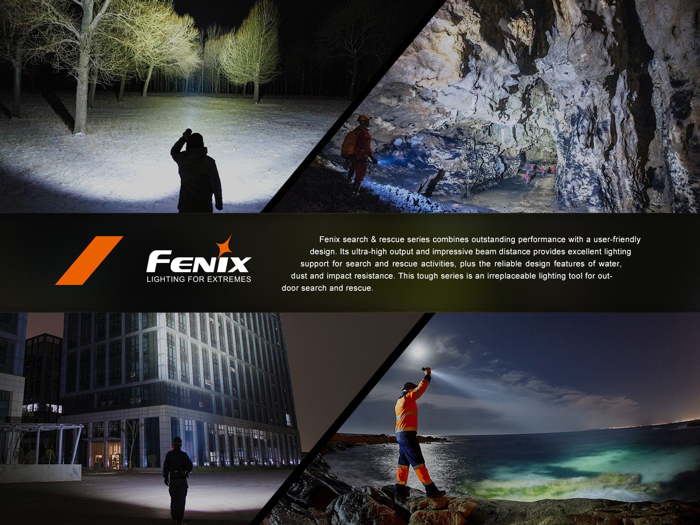 Fenix LR60R Rotary Switch Rechargeable Searchlight - 21000 Lumens - Hazy Fly Fishing