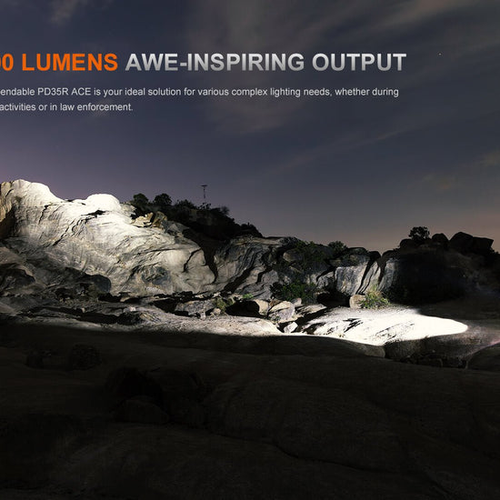 Fenix PD35R ACE Multi - mode Tactical Flashlight + FREE CL01 Mini Lantern - Hazy Fly Fishing