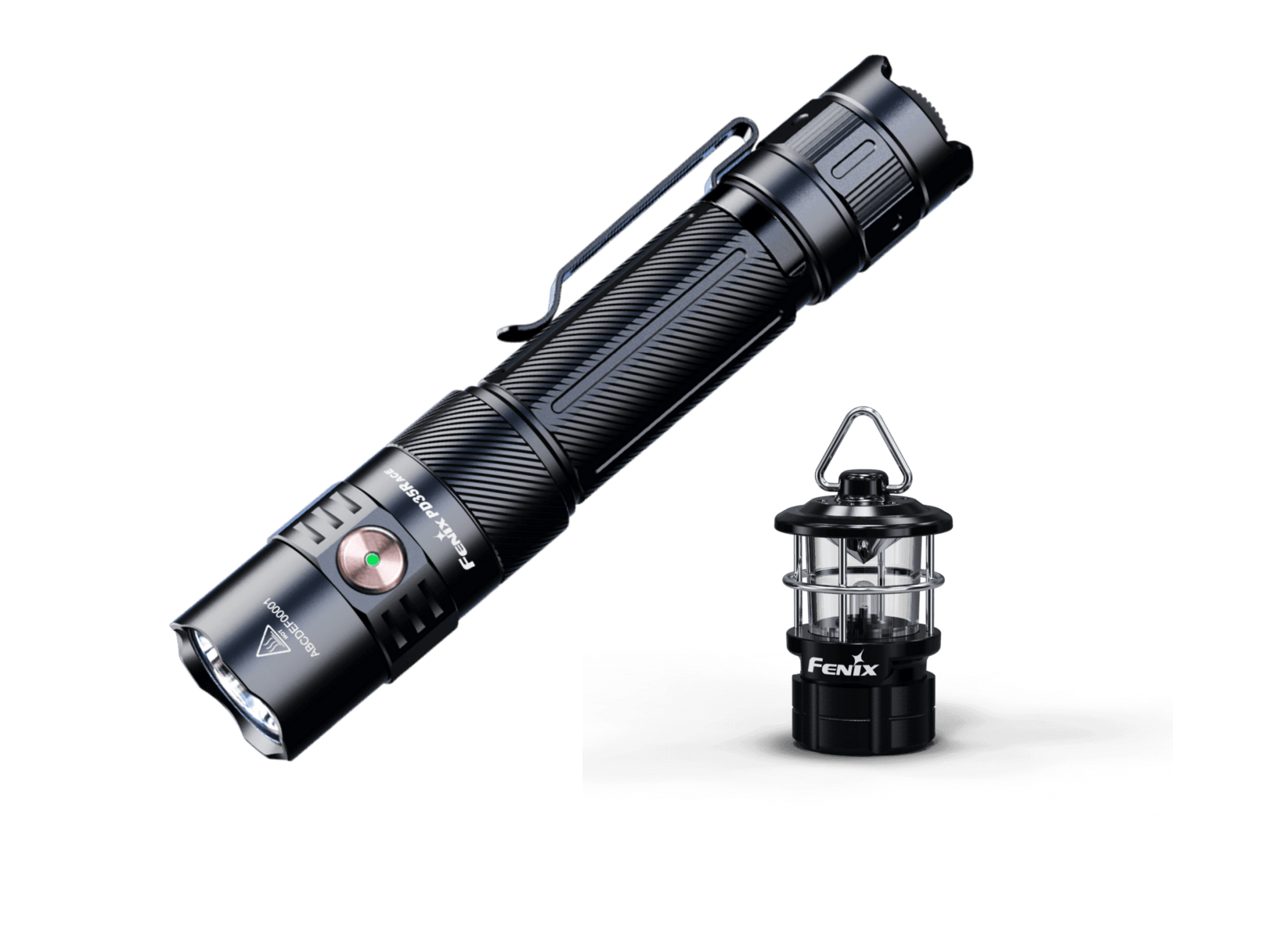 Fenix PD35R ACE Multi - mode Tactical Flashlight + FREE CL01 Mini Lantern - Hazy Fly Fishing