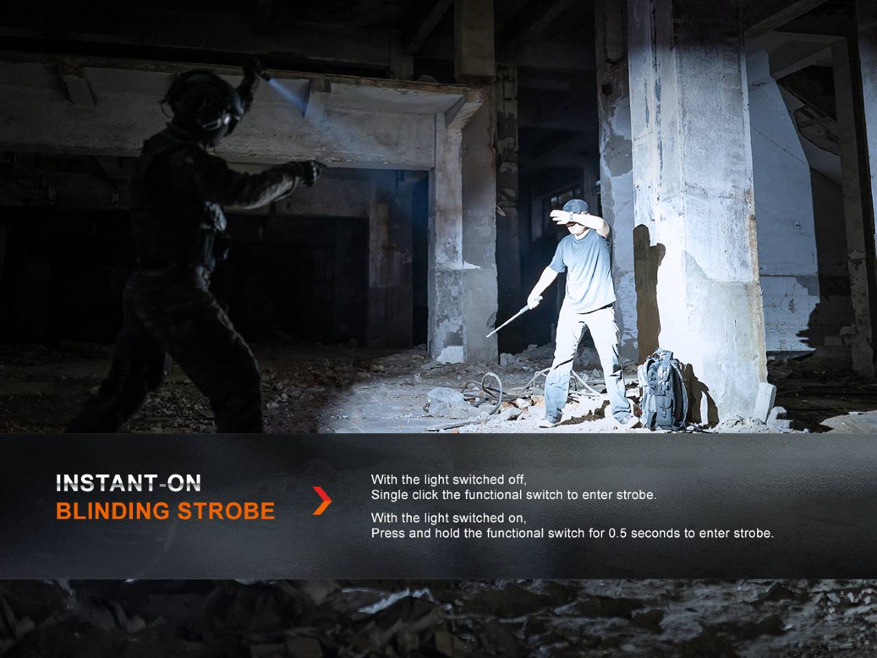 Fenix PD36R Pro 2800 Lumen Flashlight + FREE E03R V2 Keychain Light - Hazy Fly Fishing