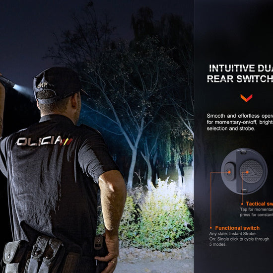 Fenix PD36R Pro 2800 Lumen Flashlight + FREE E03R V2 Keychain Light - Hazy Fly Fishing