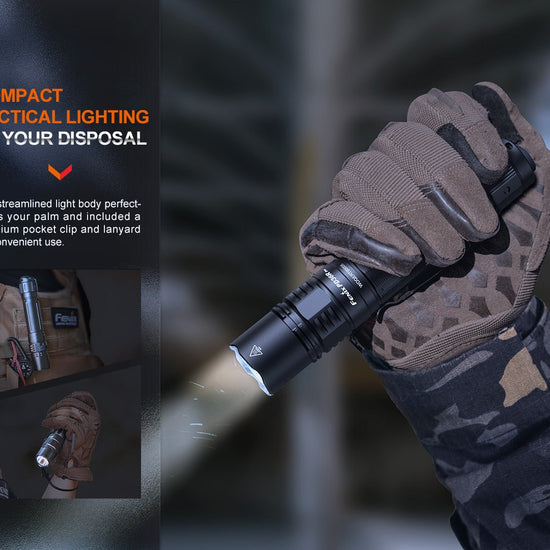 Fenix PD36R Pro 2800 Lumen Flashlight + FREE E03R V2 Keychain Light - Hazy Fly Fishing