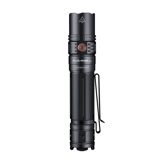 Fenix PD36R V2 Compact Rechargeable Tactical Flashlight - 1700 Lumens - Hazy Fly Fishing