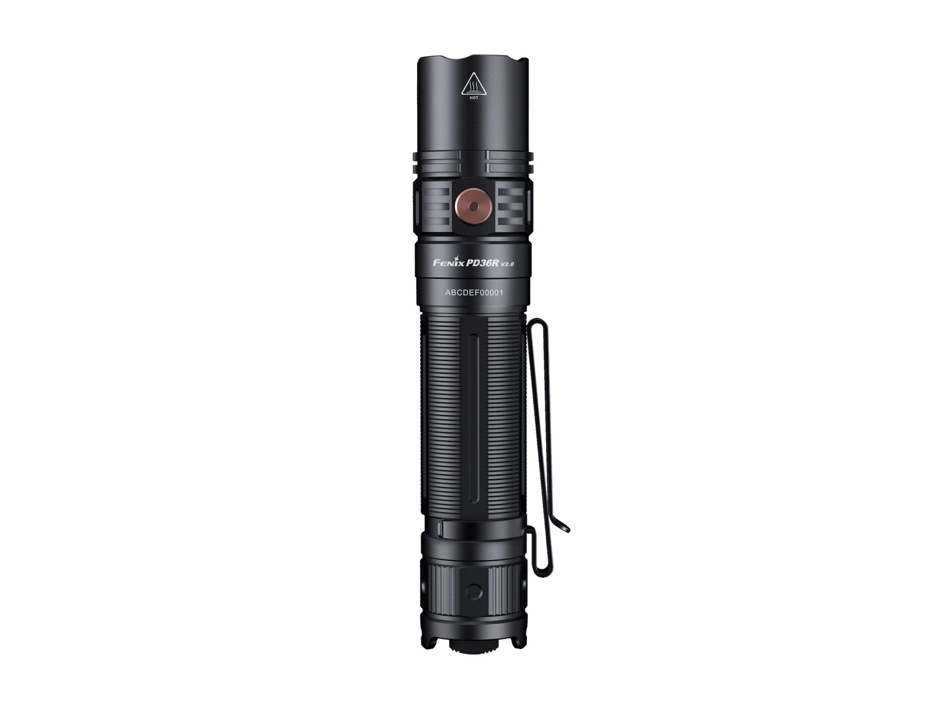 Fenix PD36R V2 Compact Rechargeable Tactical Flashlight - 1700 Lumens - Hazy Fly Fishing