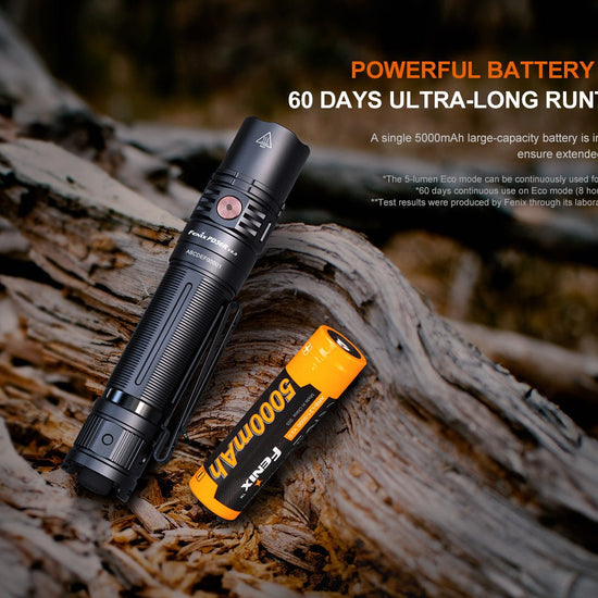 Fenix PD36R V2 Compact Rechargeable Tactical Flashlight - 1700 Lumens - Hazy Fly Fishing