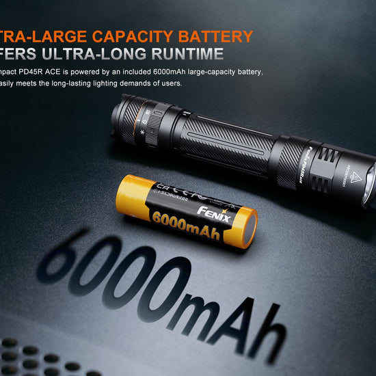 Fenix PD45R ACE Multi - Mode Tactical Flashlight - Hazy Fly Fishing