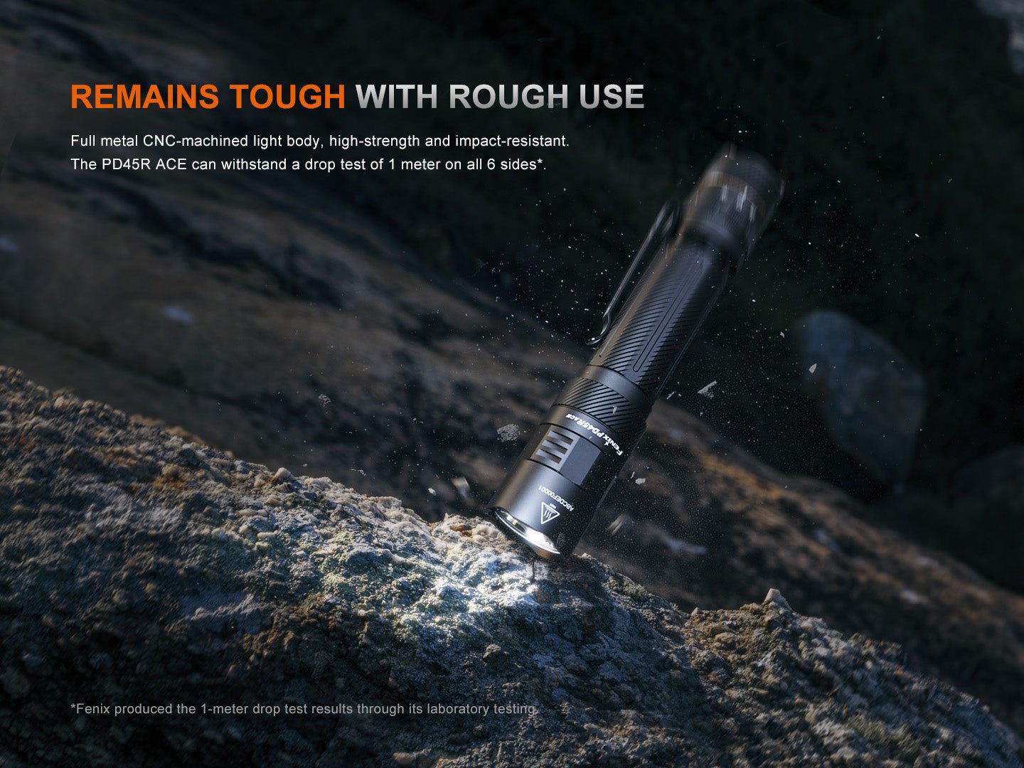 Fenix PD45R ACE Multi - Mode Tactical Flashlight - Hazy Fly Fishing