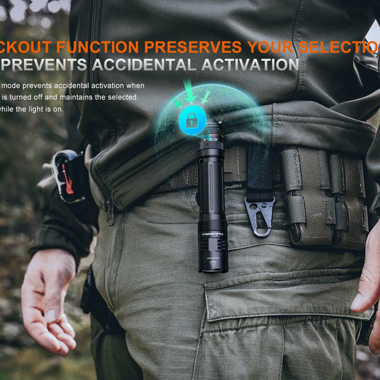 Fenix PD45R ACE Multi - Mode Tactical Flashlight - Hazy Fly Fishing