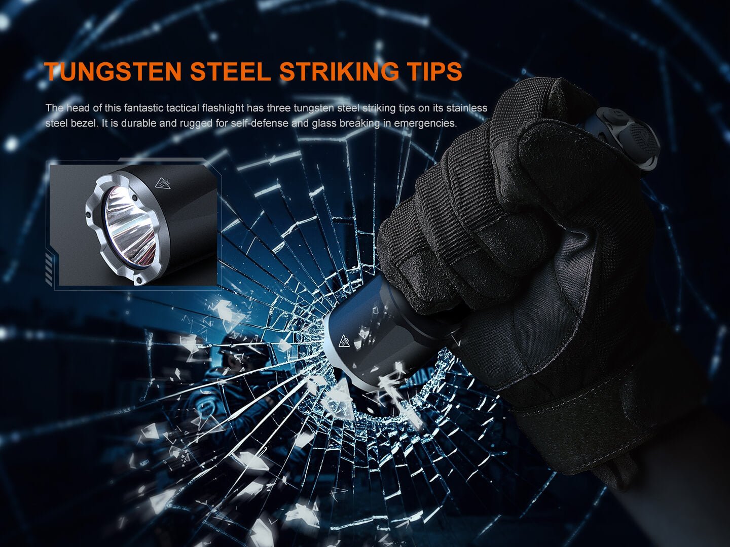 Fenix TK17 Dual Switch Tactical Flashlight - Hazy Fly Fishing