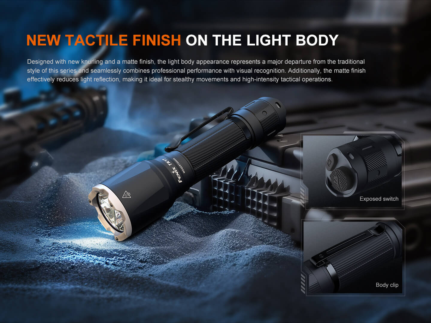 Fenix TK17 Dual Switch Tactical Flashlight - Hazy Fly Fishing