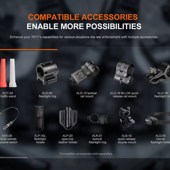 Fenix TK17 Dual Switch Tactical Flashlight - Hazy Fly Fishing