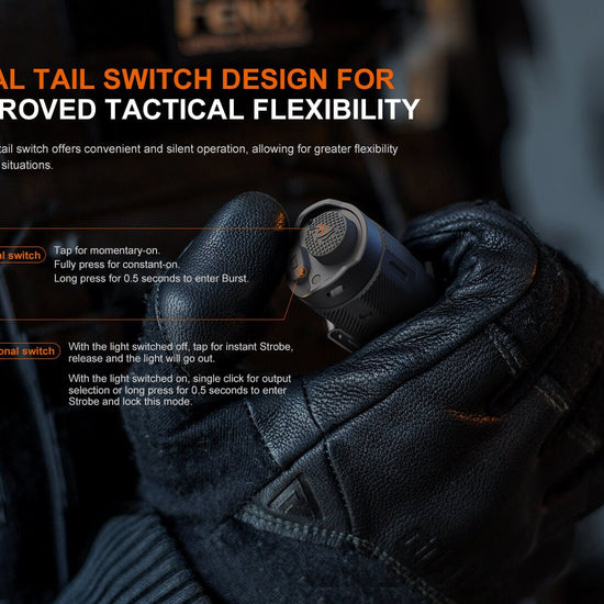 Fenix TK17 Dual Switch Tactical Flashlight - Hazy Fly Fishing