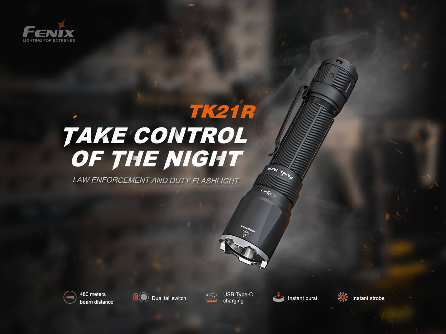 Fenix TK21R Duty Flashlight - Hazy Fly Fishing
