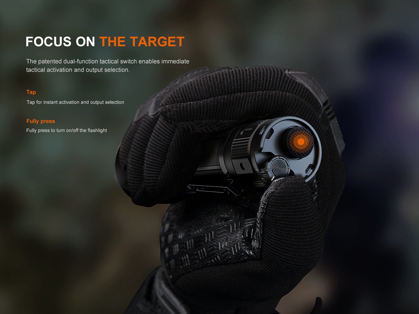 Fenix TK22R Rechargeable Tactical & Duty Flashlight - Hazy Fly Fishing