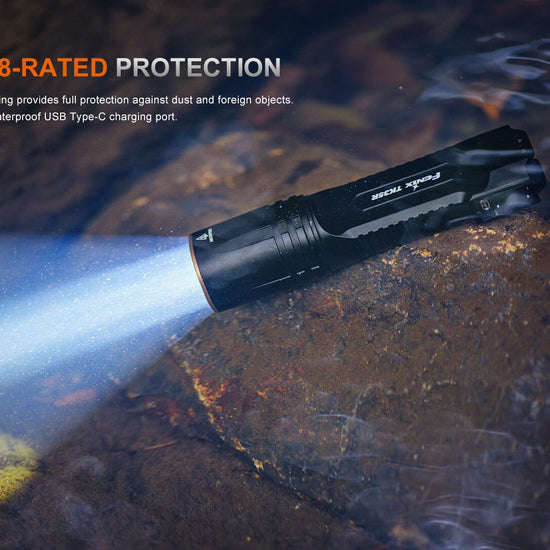 Fenix TK35R Rechargeable High - Performance Tactical Flashlight with UV Output - Hazy Fly Fishing