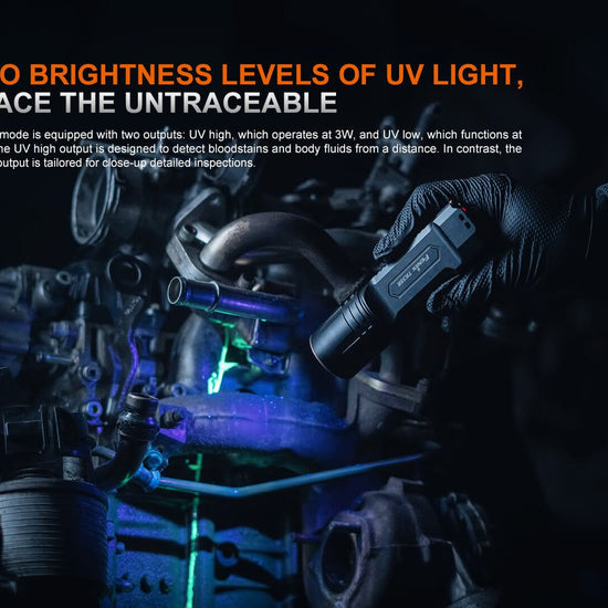 Fenix TK35R Rechargeable High - Performance Tactical Flashlight with UV Output - Hazy Fly Fishing