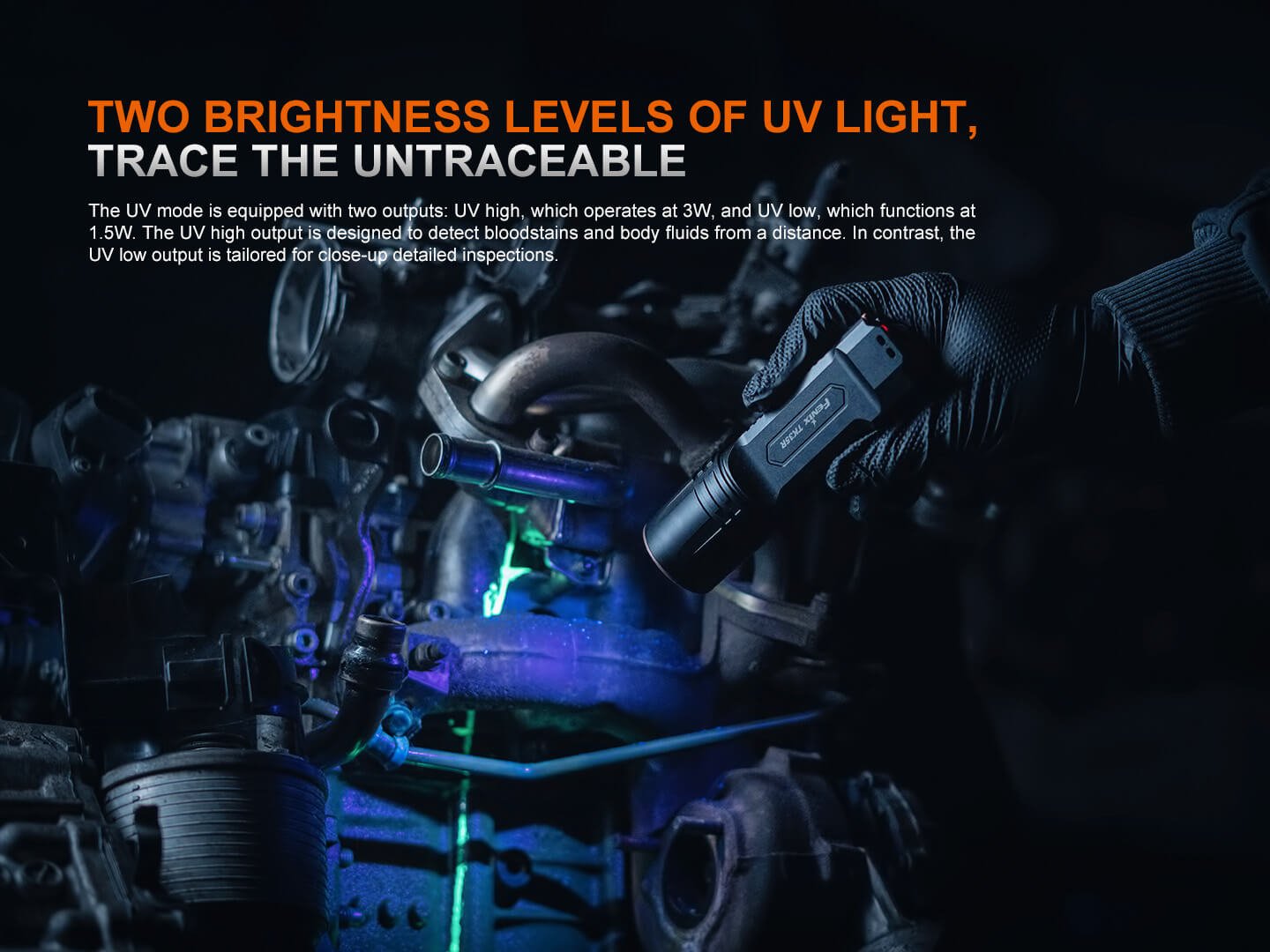 Fenix TK35R Rechargeable High - Performance Tactical Flashlight with UV Output - Hazy Fly Fishing