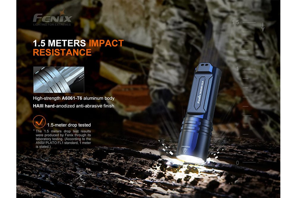 Fenix TK35UE V2.0 Flashlight - 5000 Lumens - Hazy Fly Fishing