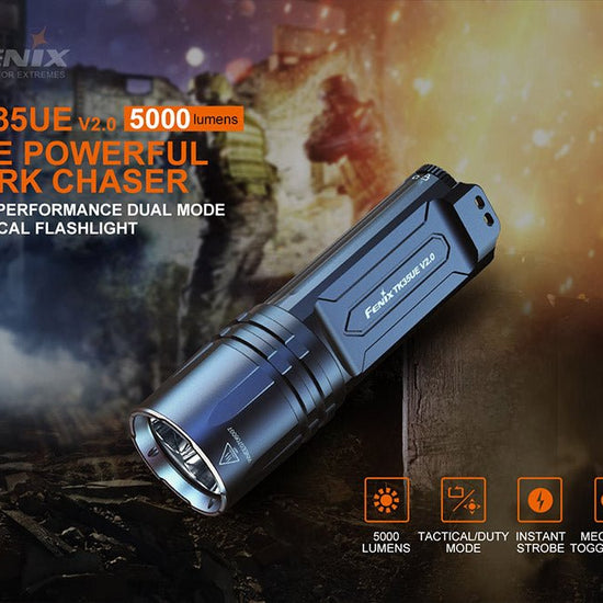 Fenix TK35UE V2.0 Flashlight - 5000 Lumens - Hazy Fly Fishing