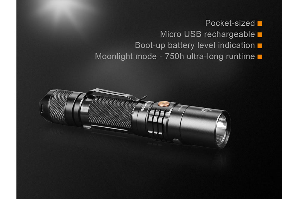 Fenix UC35 V2.0 LED Rechargeable EDC Flashlight - Hazy Fly Fishing