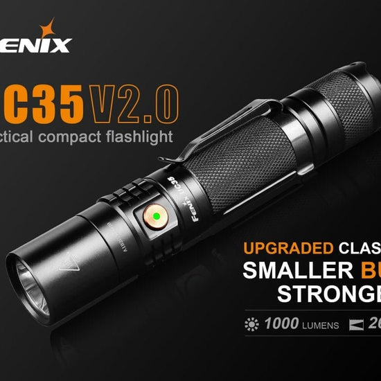 Fenix UC35 V2.0 LED Rechargeable EDC Flashlight - Hazy Fly Fishing
