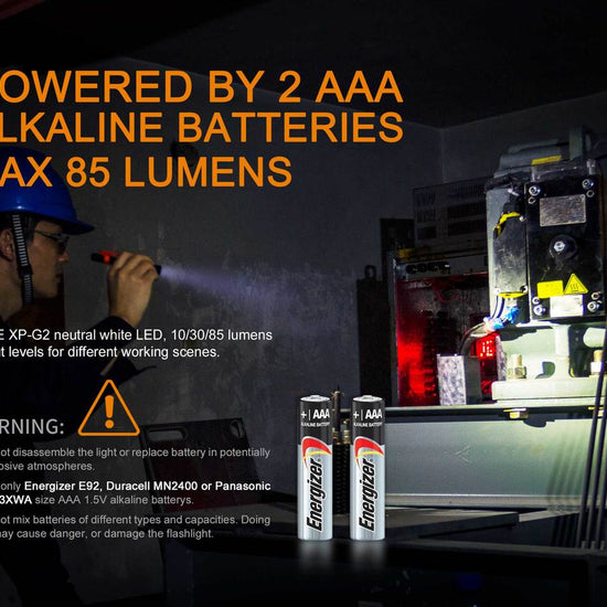 Fenix WF05E Intrinsically Safe Flashlight - Hazy Fly Fishing