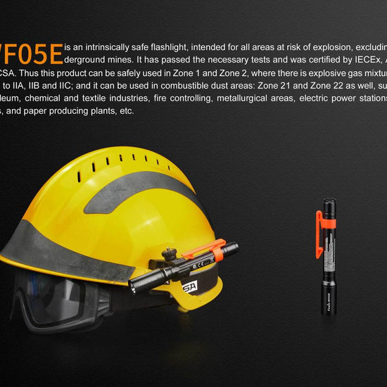 Fenix WF05E Intrinsically Safe Flashlight - Hazy Fly Fishing