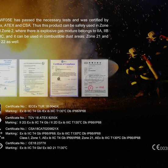 Fenix WF05E Intrinsically Safe Flashlight - Hazy Fly Fishing