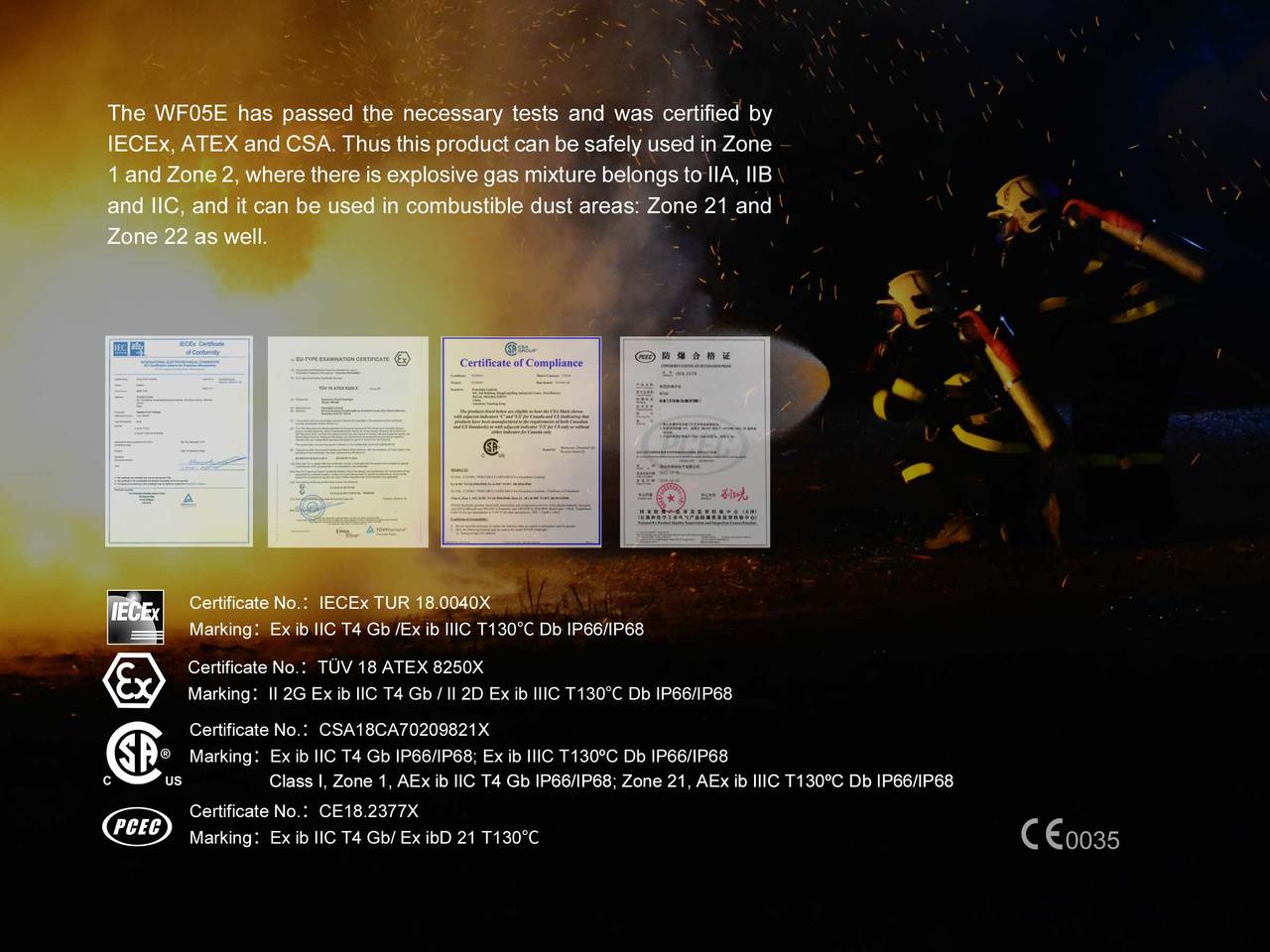 Fenix WF05E Intrinsically Safe Flashlight - Hazy Fly Fishing