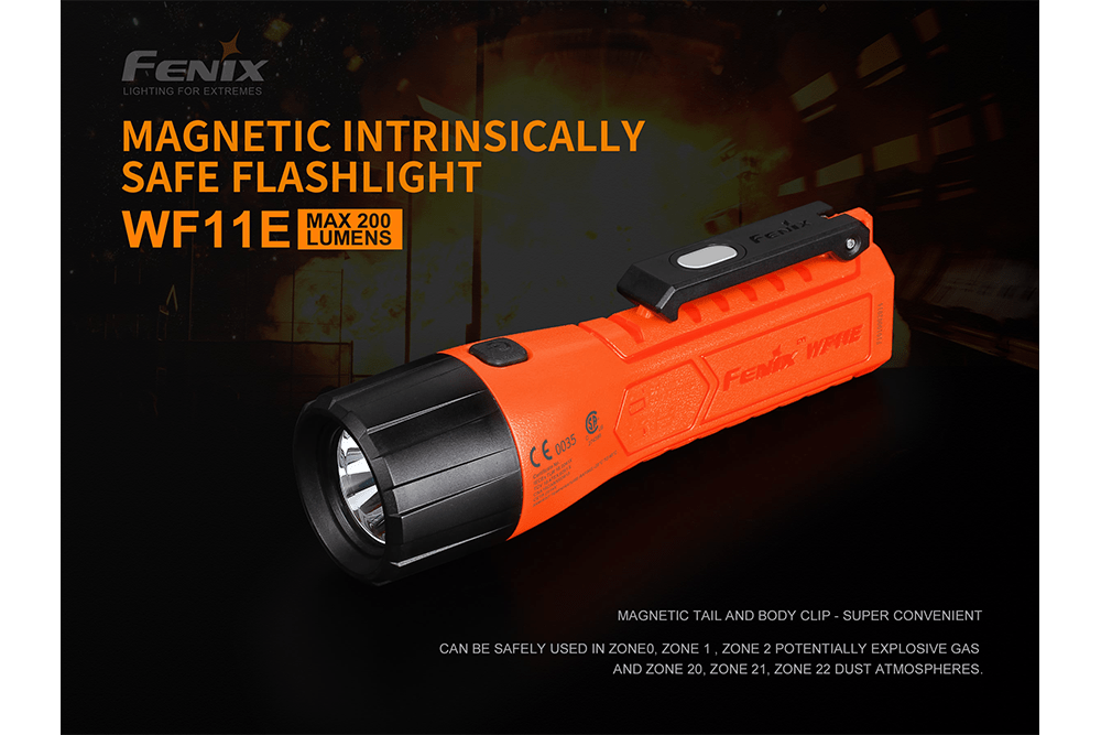 Fenix WF11E Intrinsically Safe Flashlight - Hazy Fly Fishing