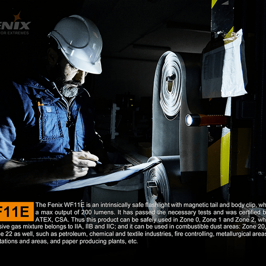 Fenix WF11E Intrinsically Safe Flashlight - Hazy Fly Fishing