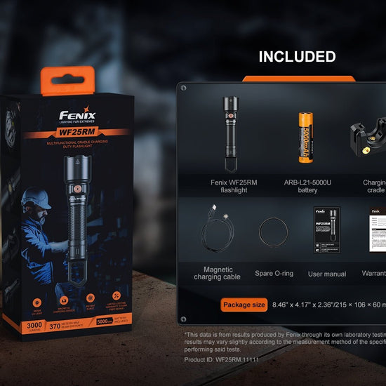 Fenix WF25RM Multifunctional Cradle Charging Duty Light - Hazy Fly Fishing
