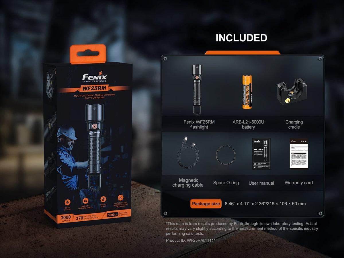 Fenix WF25RM Multifunctional Cradle Charging Duty Light - Hazy Fly Fishing