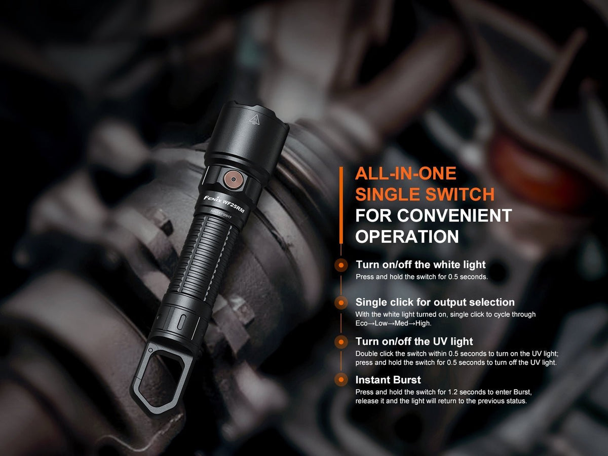 Fenix WF25RM Multifunctional Cradle Charging Duty Light - Hazy Fly Fishing
