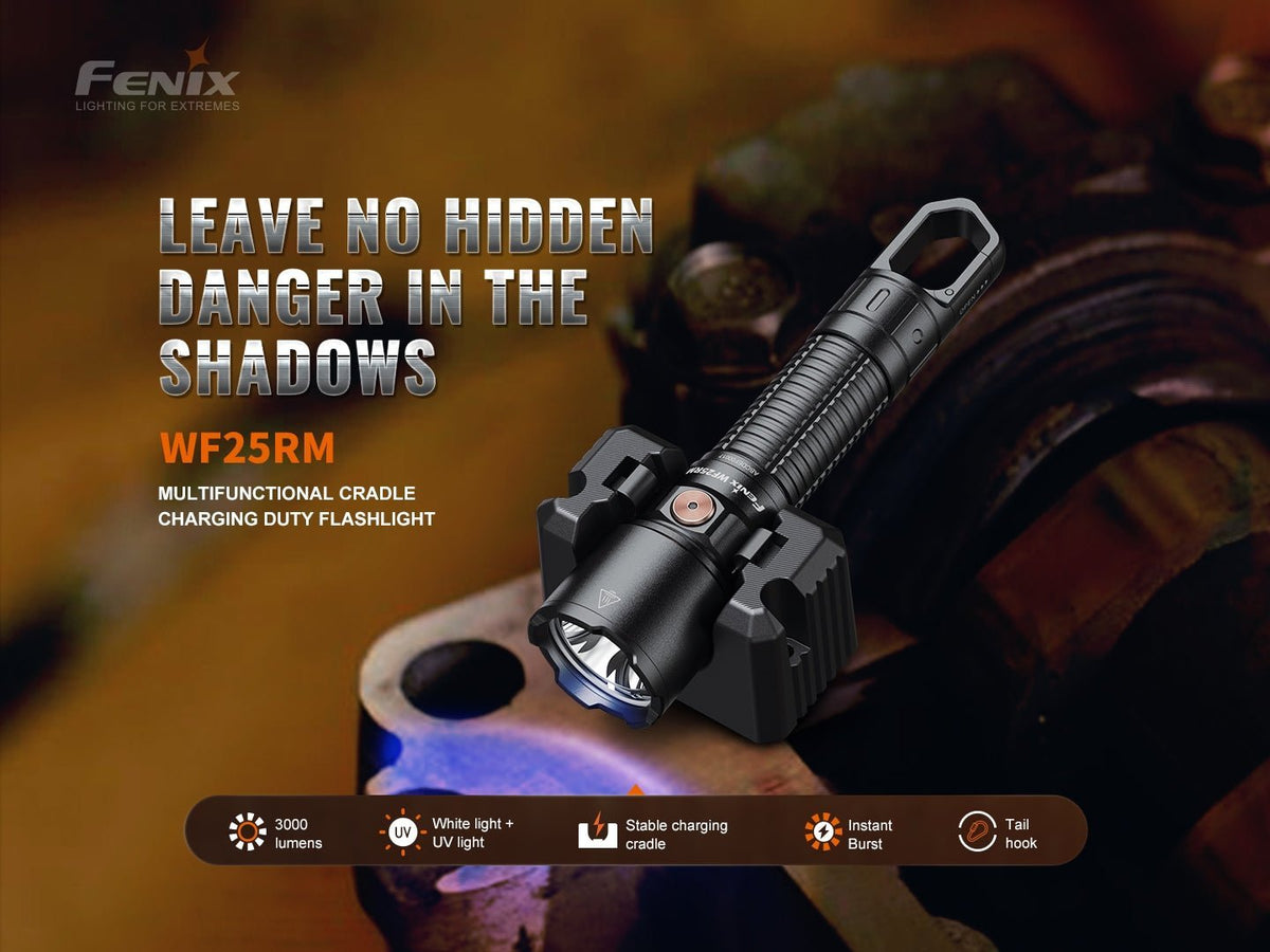 Fenix WF25RM Multifunctional Cradle Charging Duty Light - Hazy Fly Fishing