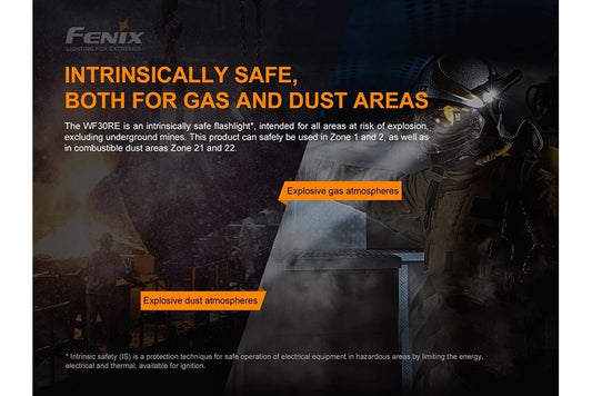 Fenix WF30RE Intrinsically Safe Flashlight - 280 Lumens - Hazy Fly Fishing