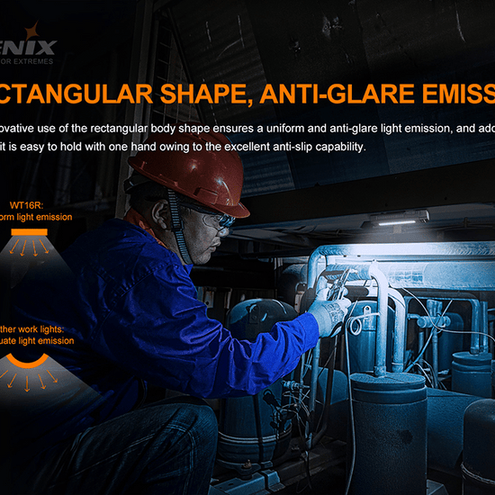 Fenix WT16R Rechargeable Work Light - Hazy Fly Fishing