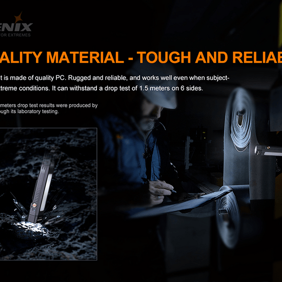 Fenix WT16R Rechargeable Work Light - Hazy Fly Fishing