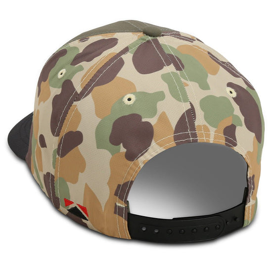Fighting Deer Rut Cap 6 - Panel Riverside Wax Cloth Visor - Hazy Fly Fishing