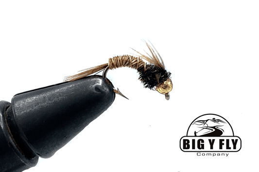 Flashback Pheasant Tail Curved Hook - Beadhead - Hazy Fly Fishing