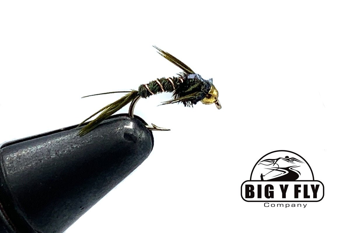 Flashback Pheasant Tail Curved Hook - Beadhead - Hazy Fly Fishing