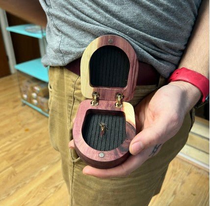 Fly Box The PUCK Minimalist Fly Box - Handcrafted & Made in USA - Hazy Fly Fishing